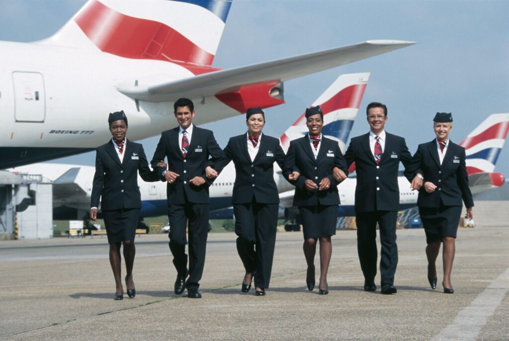 British Airways team