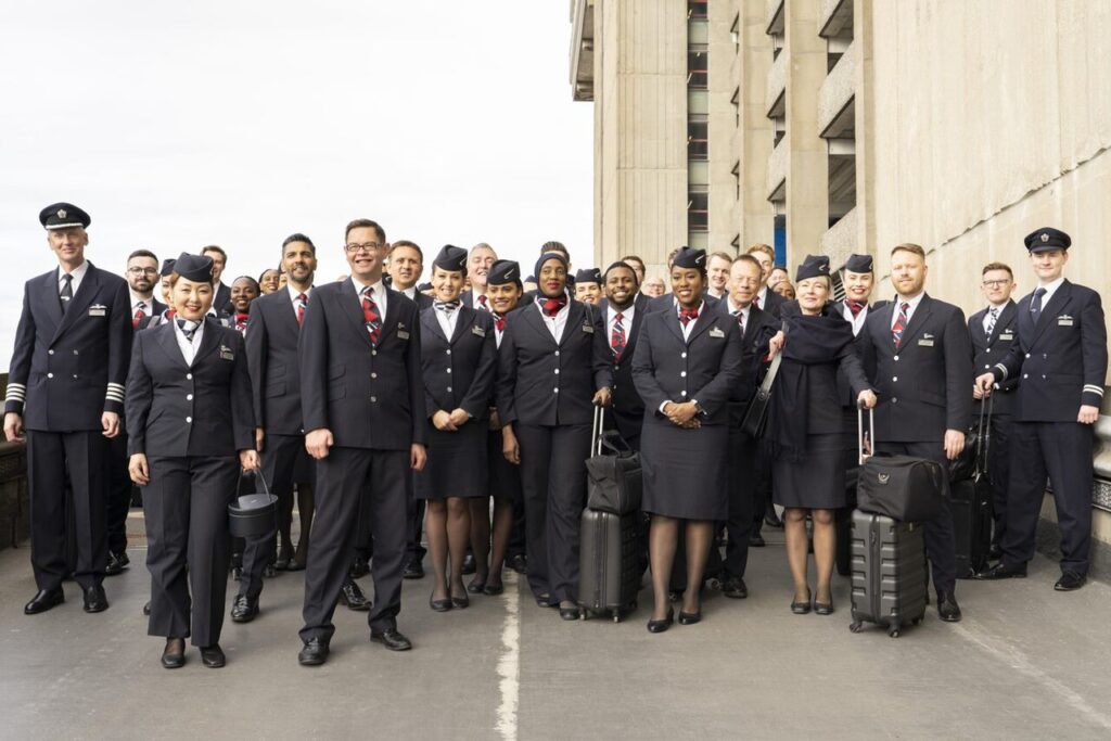 British Airways team